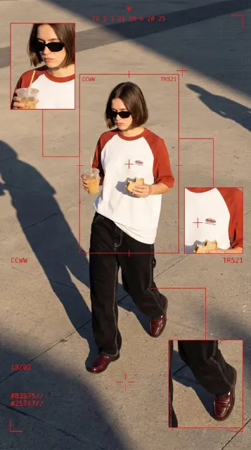 A set of cyberpunk style fashion blockbusters