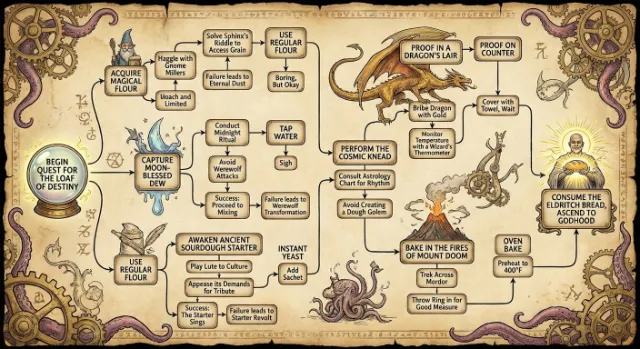 Bread Baking Flow Chart
