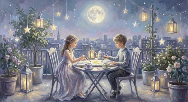 Yueguang Roof Tea Party