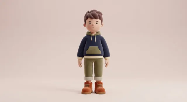 Create multiple 3D grid avatars