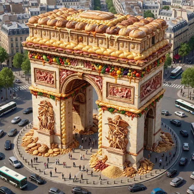 Hyper-Realistic 3D Renderings Made from Food