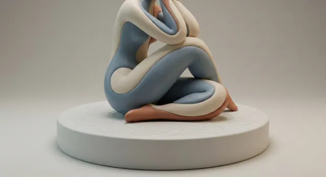 Digital sticky sculpture