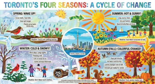 Four Seasons Change Infographic