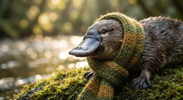 Cinematic Platypus Portrait