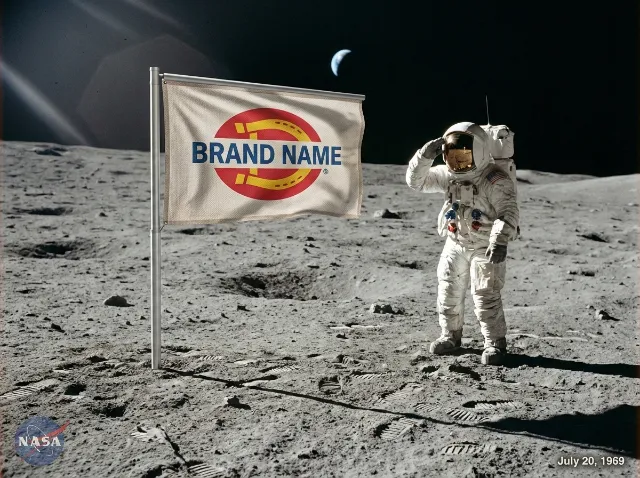 Place your logo on the moon ball