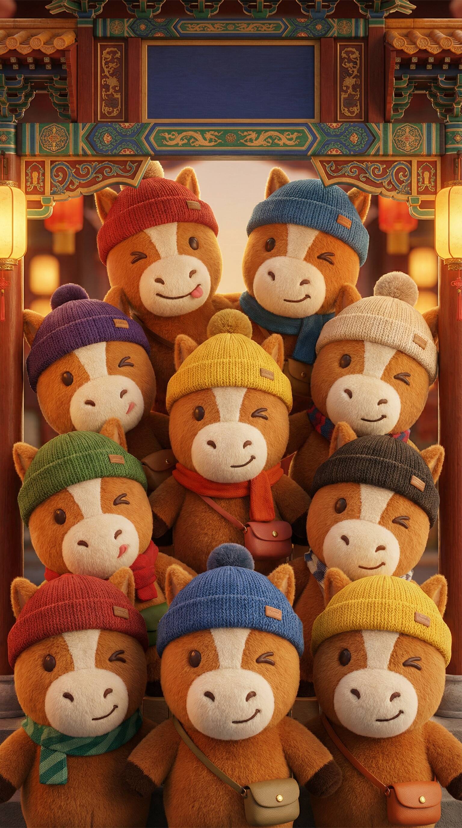 马年春节毛绒玩具 / Pop Mart Plush Toys