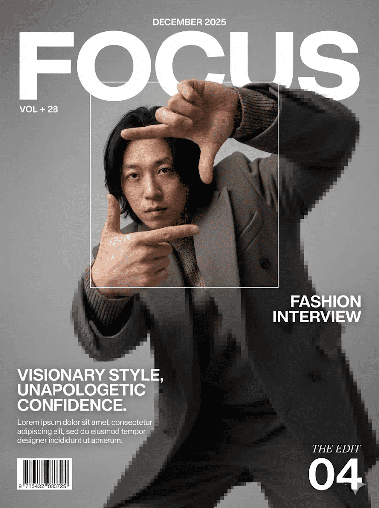 高端时尚杂志封面 - FOCUS / Fashion Magazine - FOCUS