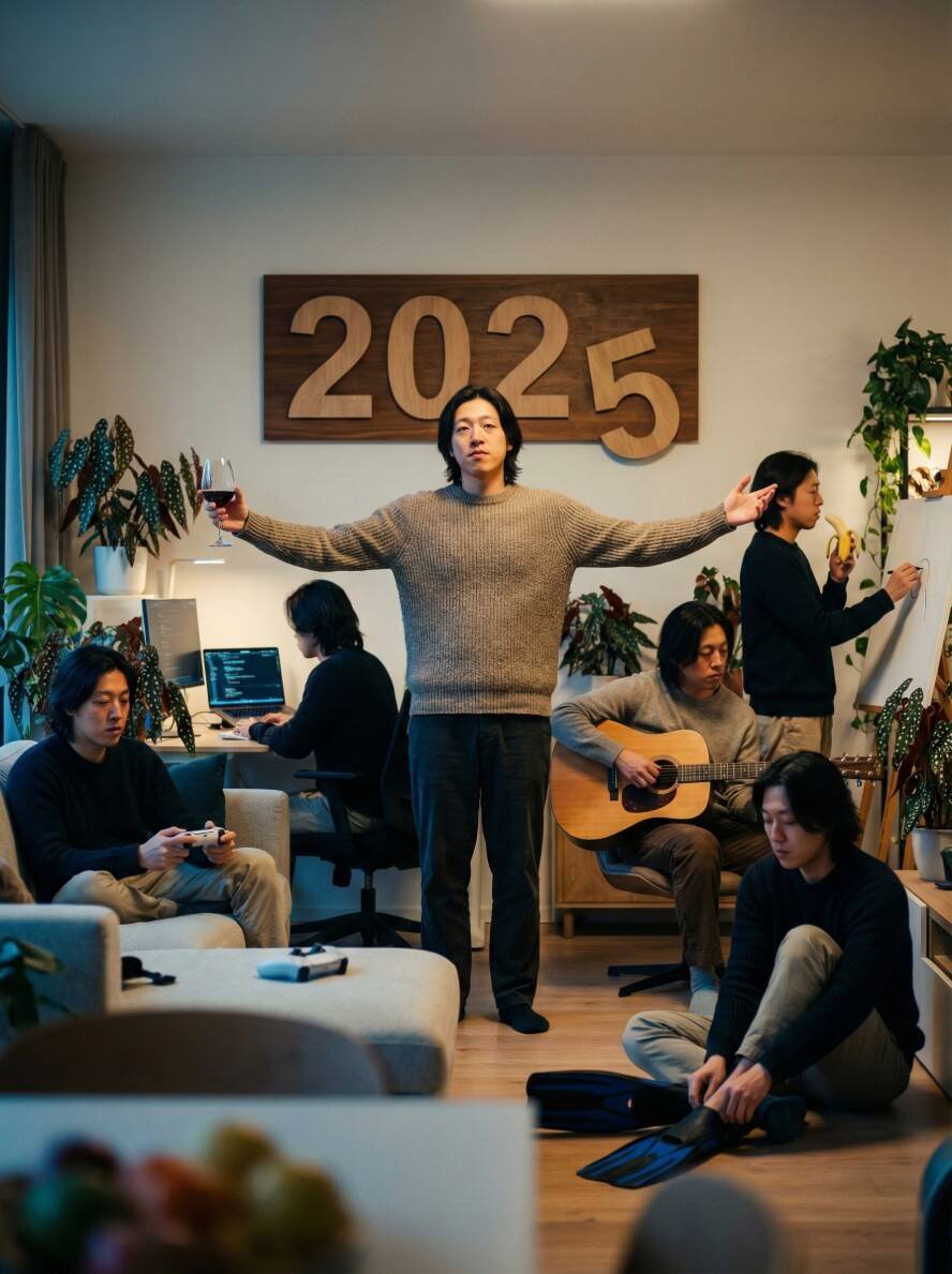 多个自我“对话” (室内聚会版) / Multiple Self-Dialogue (Indoor Party)