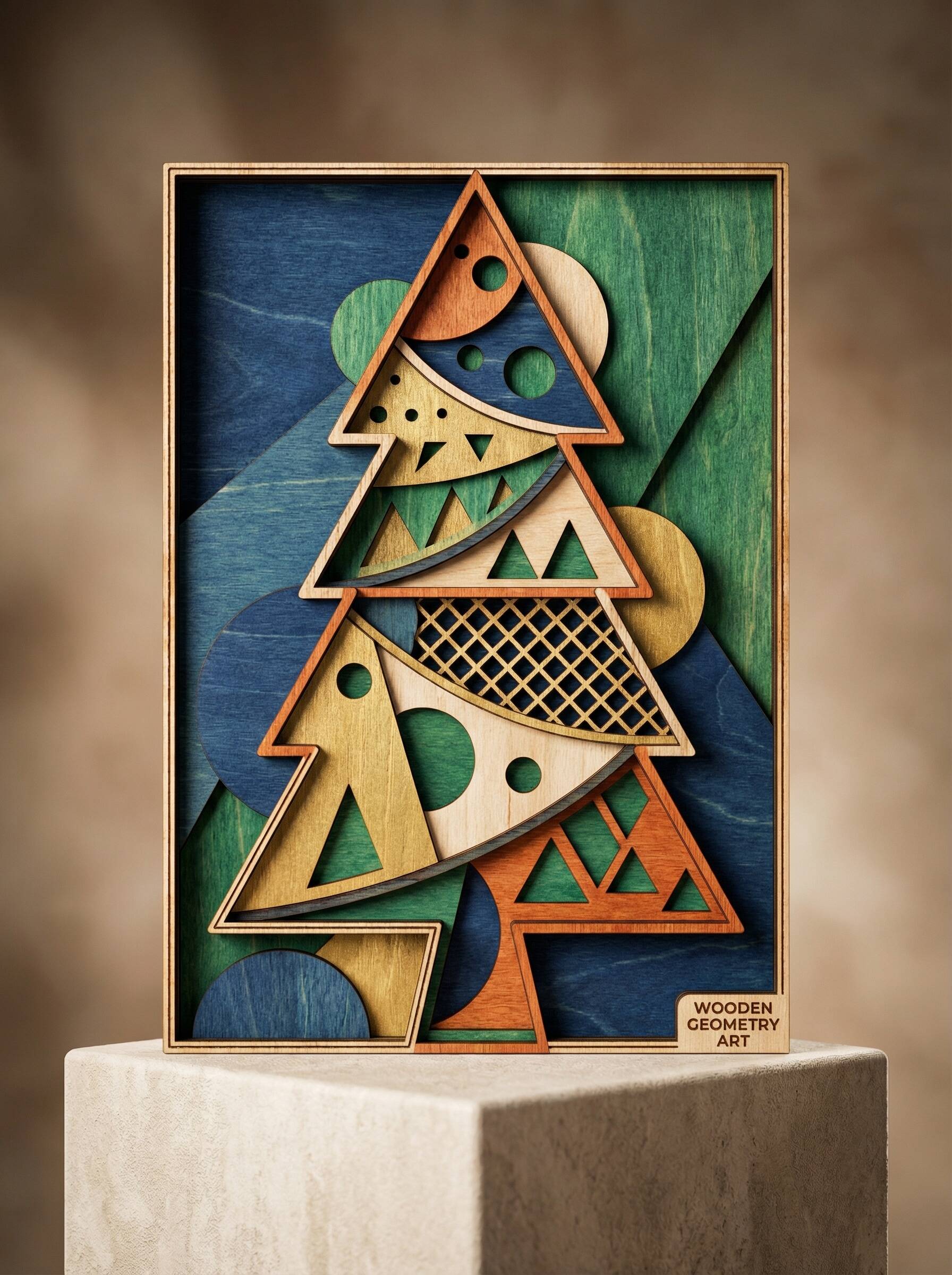 木质层叠艺术 / Layered Wood Art