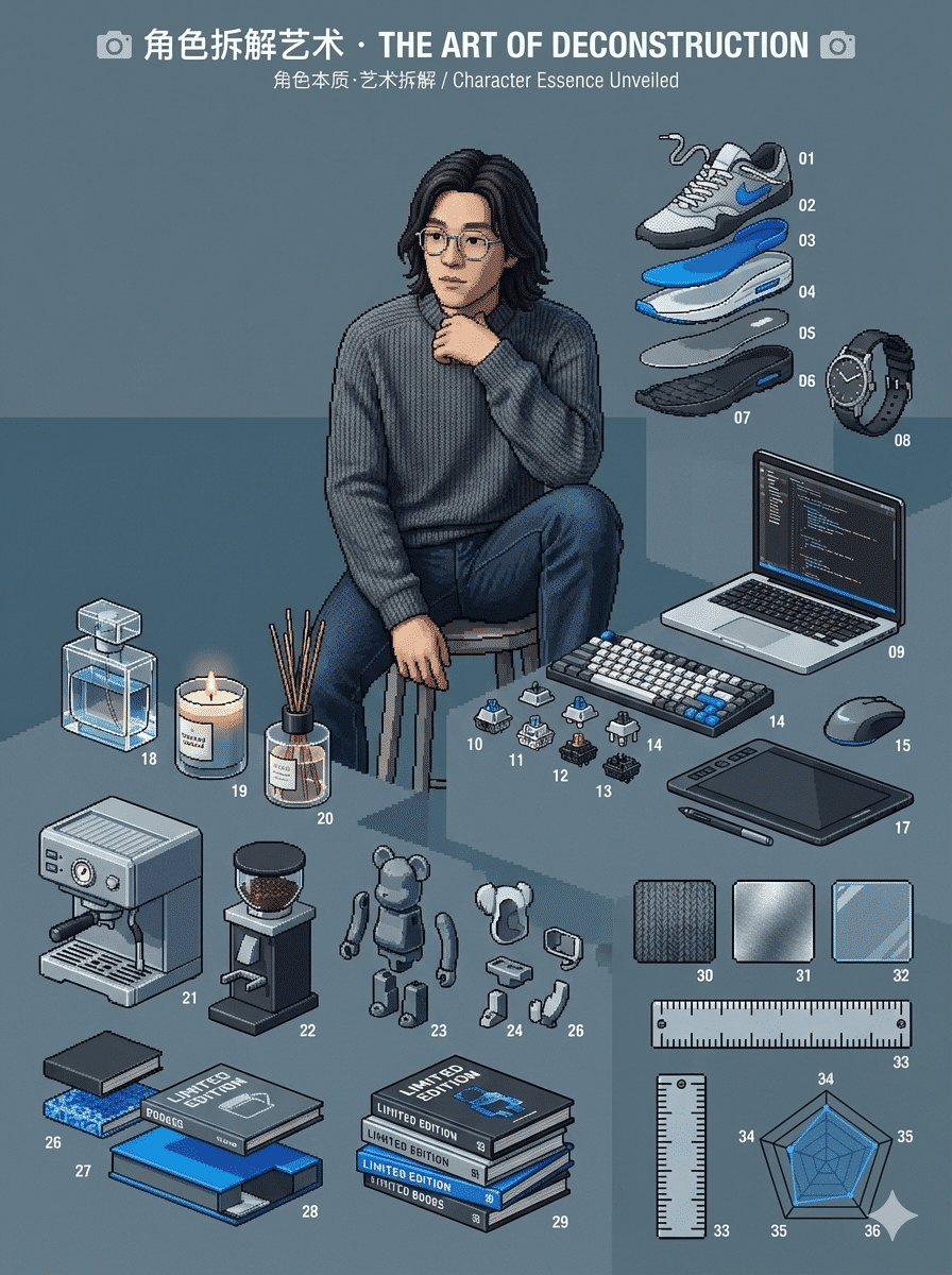 角色艺术拆解升级版 / Role Deconstruction