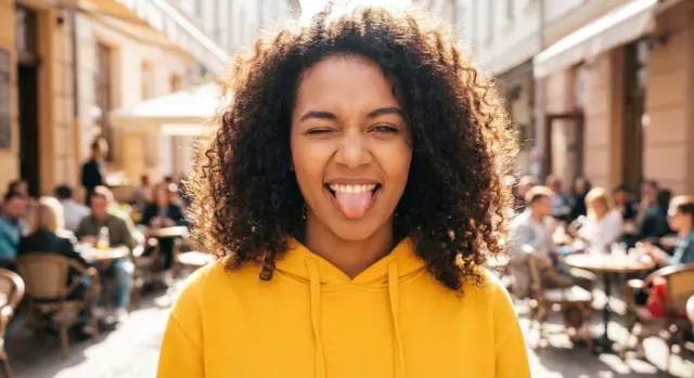 Make people make Emoji expressions